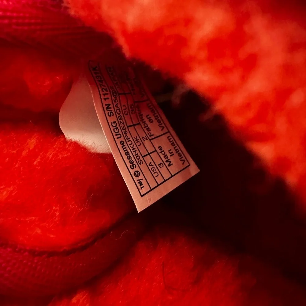 UGG Red Elmo Suede Boots